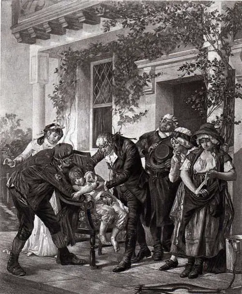 The First Vaccination - Dr. Edward Jenner by Georges Gaston Mélique