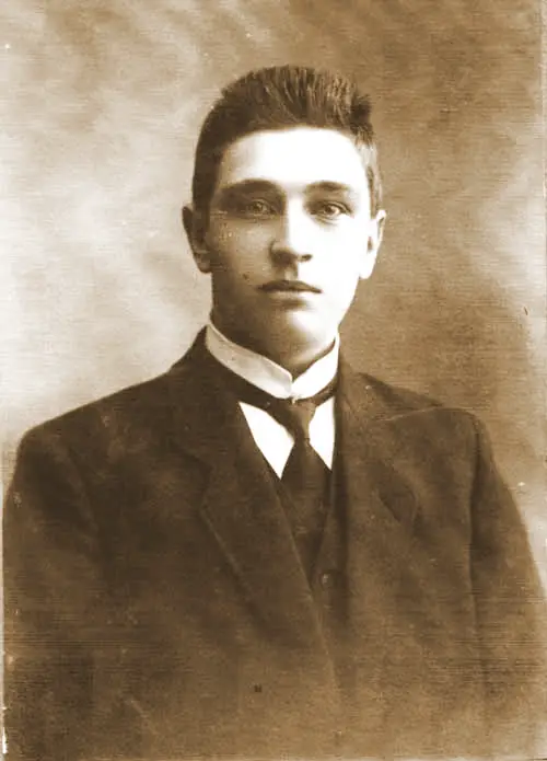 Immigrant Ludvig Gjønvik from Trondheim, Norway circa 1913