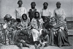 Photo of Gypsies from Servia at Ellis Island
