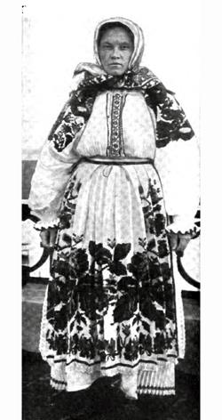 Immigrant Woman In Folk Costume At Ellis Island