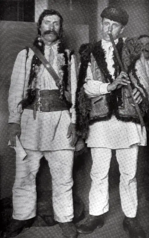 Romanian Shepherds - Immigrants At Ellis Island