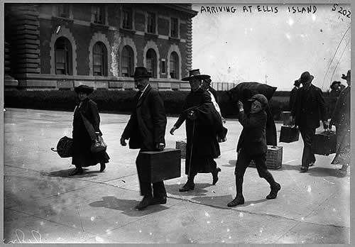 Immigrants Arrival at Ellis Island in 1907