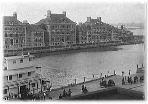 Immigrants Landing at Ellis Island