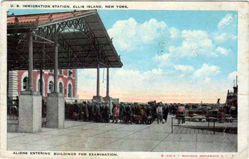 US Immigration Station, Ellis Island, New York 1926