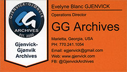 GGA Business Card- Evelyne Blanc GJENVICK
