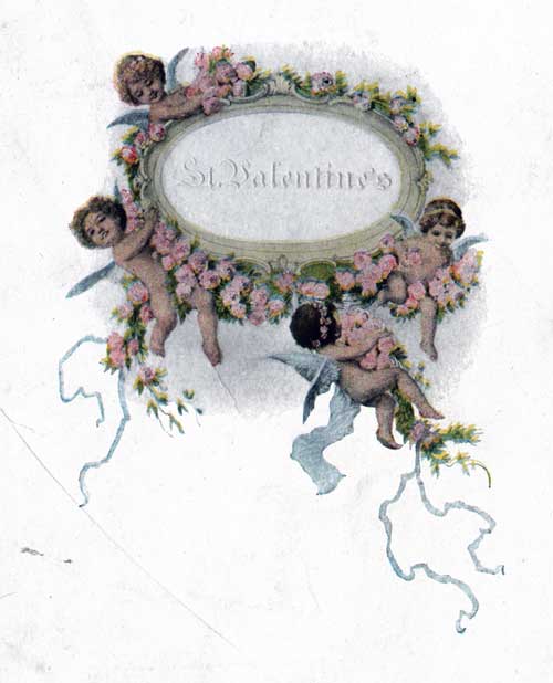 Valentine's Day Menu Cover