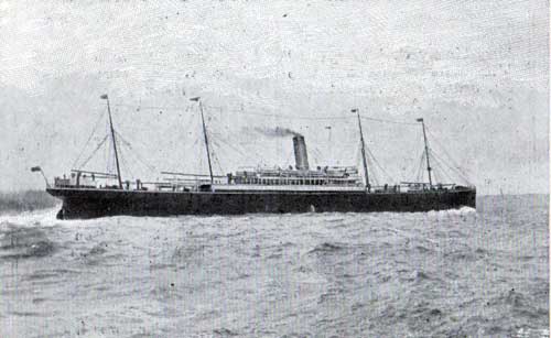 Photograph of the SS Winifredian (1899) of the Leyland Line.