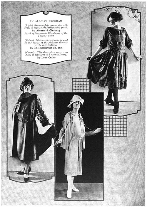 Spring Season's Dresses and Gowns - February 1922