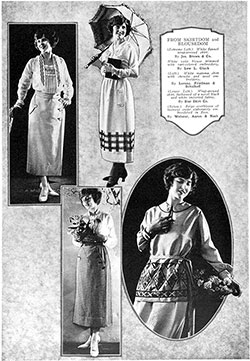 Sports and Semi-Sports Skirts February 1922