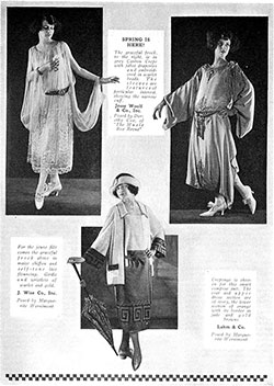 Dresses and Gowns Find Themselves - 1922