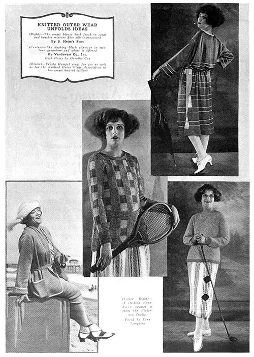 Rising Prestige of Knitted Outerwear March 1922