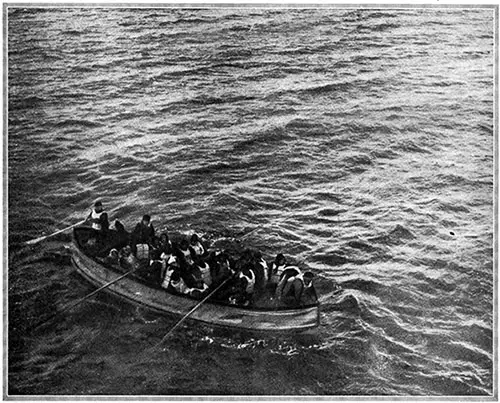 Collapsible Lifeboat of Survivors from the Titanic.