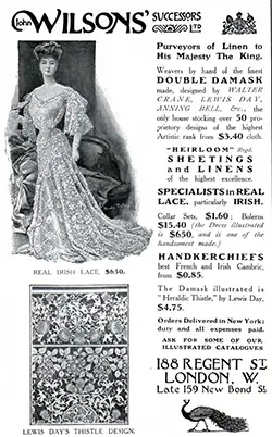 John Wilson's Successors - 1907 Fashion Advertisement