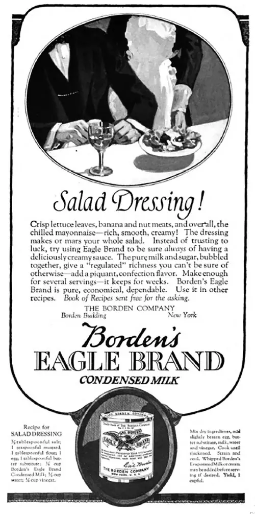 Salad Dressing © 1920 The Borden Company