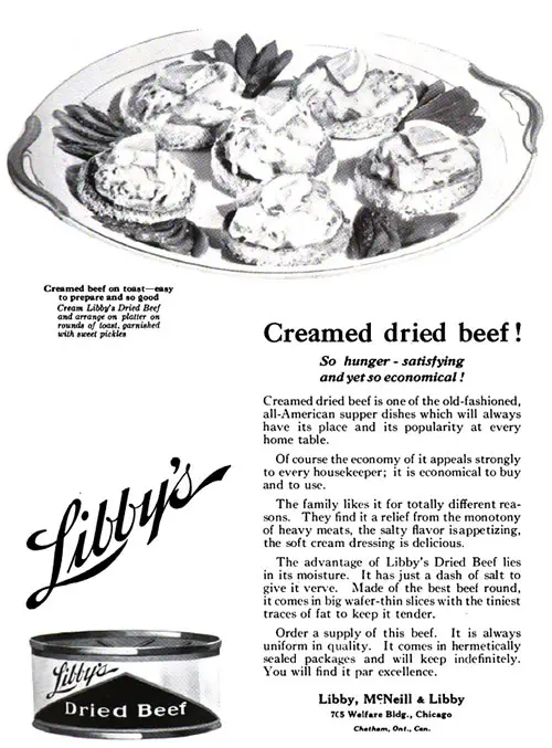 Libby's Creamed Dried Beef