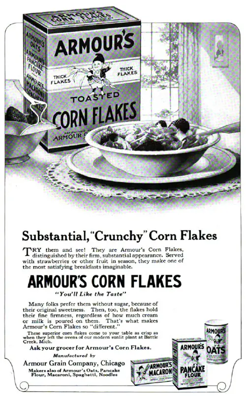 Armour's Corn Flakes © 1920