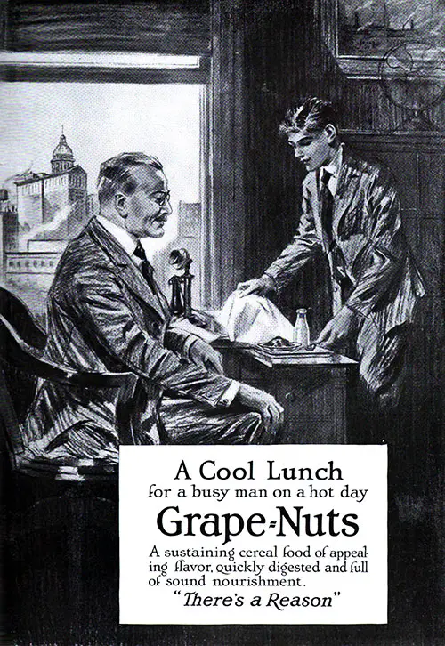 Grape=Nuts - A Cool Lunch © 1920