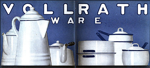 Vollrath Ware - Blue and White © 1919