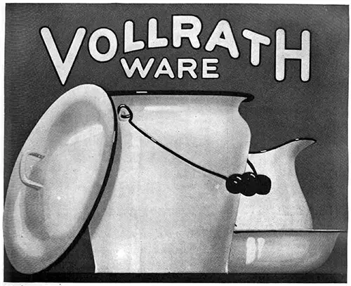 Vollrath Ware - Pitcher and Pale © 1920