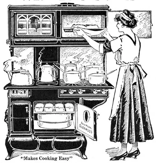 Glenwood Gold Medal Double Oven Advertisement, Good Housekeeping Magazine, October 1920.