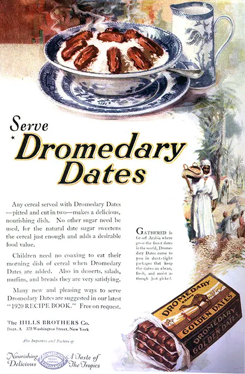 Serve Dromedary Dates on Cereal