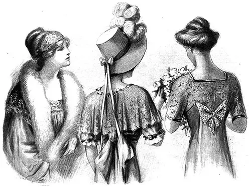 Smart Fashions for Spring Brides and Bridesmaids - 1912