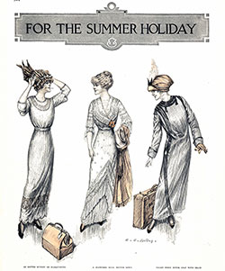 Summer Holiday Fashions for 1912