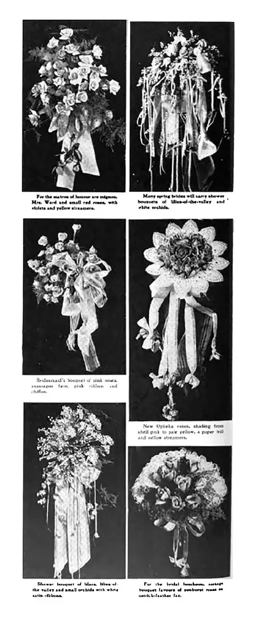 Advice for the Bridal Bouquet - 1910