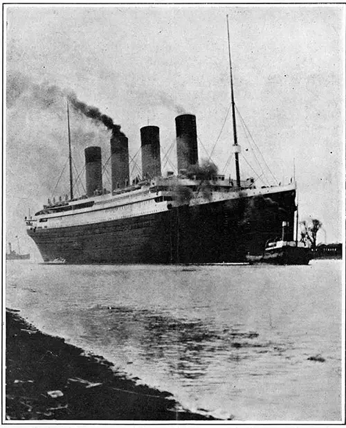 The Lost Titanic - Shown Here at Southampton. 