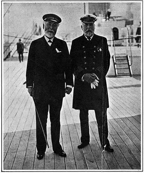 Lord Pirrie and Captain Edward J. Smith of the Titanic.