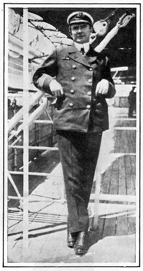 Captain R. H. Rostron, of the Carpathia, Who Rescued the Titanic's Survivors and Brought Them Safely into Port.
