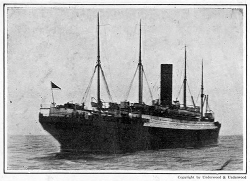 The RMS Carpathia of the Cunard Line Passing Fire Island. 