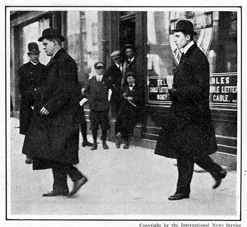 Vincent Astor and Nicholas Biddle in Halifax Awaiting the Arrival of the Mackay-Bennett