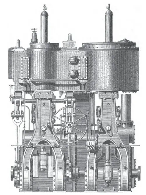 The Compound Engine Used in Steamships