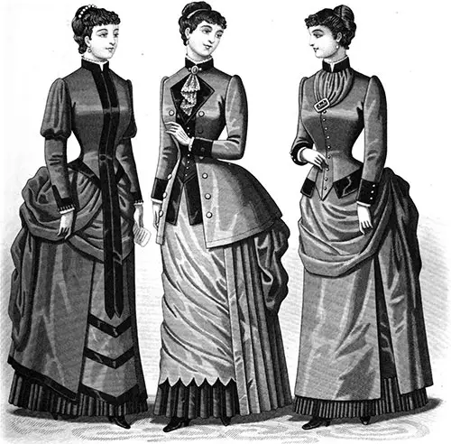 Plate 4: Promenade Costumes and Home Dress