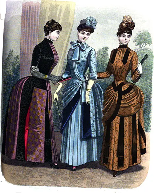 Plate 1: Promenade Costumes and Toilette