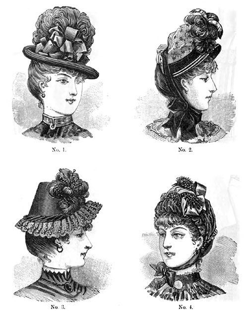 Plate 8: Two Hats and Two Bonnets