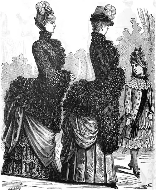 Plate 6: Stylish Visiting and Afternoon Costumes