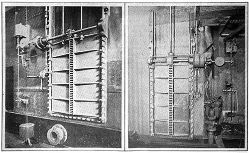 The Heavy Electrically Operated Watertight Doors of the Olympic and Titanic.