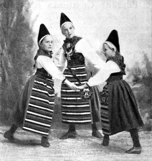 Three Children Of The Old Swedish Province Of Dalecarlia