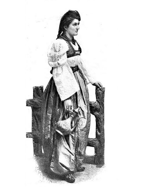 A Peasant Woman Of Bosnia In Gala Costume