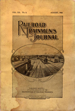 Railroad Trainmen's Journal, August 1903, Vol. XX, No. 6 