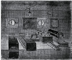 Marconi Wireless onboard an Allan Line Steamship