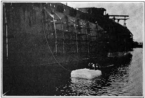 The Life-Raft Thrown from the Argentine Battleship Rivadavia