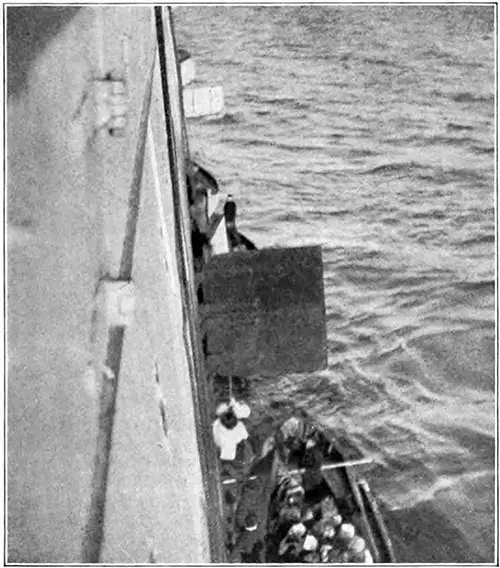 Bringing Survivors On Board the Carpathia