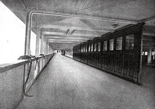 Promenade Deck on the George Washington