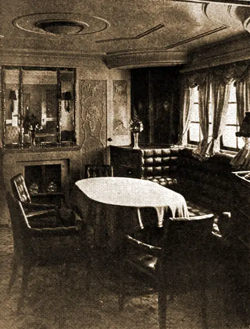 The Dining Room of the Presidential Suite.