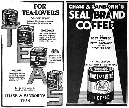 Growth of Chase & Sanborn - 1922