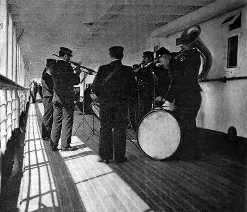 The Musical Stewards Form A Ship's Band
