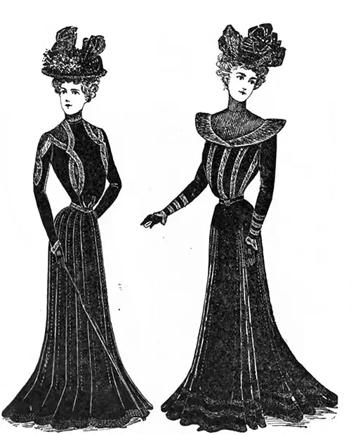 Mourning Costumes 8 and 9.